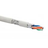 Кабель витая пара S/FTP CAT 6A ZH нг(А)-HF 4х2х0.575мм 23AWG INDOOR SOLID сер. (305м) PRO Rexant 02-0325
