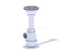 Сифон для мойки АНИ Пласт Грот А0150 - 3"1/2 x 40