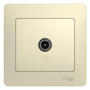 Коннектор TV антенны Glossa в сборе беж. SchE GSL000296