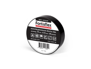 Изолента ПВХ 19х0.15х20 черн. Fortisflex 71236