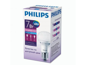 Лампа светодиодная ESS LEDBulb 7Вт E27 6500К 230В A60 RCA Philips 929001204787 / 871869666125300