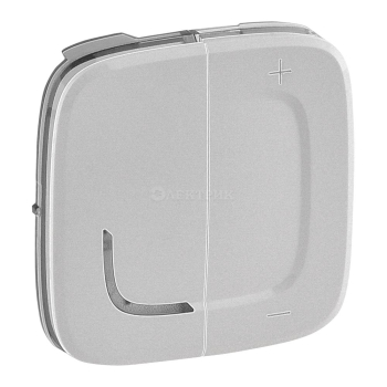 754748  Valena ALLURE MyHome Play Zigbee.Лицевая панель для светорегулятора-радиоприемника.Алюминий