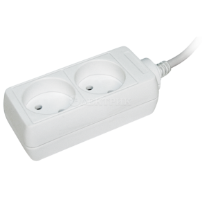 Удлинитель 3х3м без заземл. 10А IP20 У3 2P ИЭК WYP10-06-03-03-N