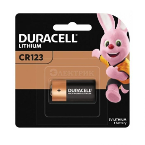 Батарейки Duracell Lithium CR123 BL1 5003399