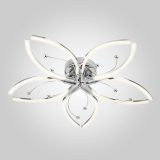 Потолочная светодиодная люстра Eurosvet Fiona 90056/5 хром