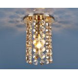 Светильник точечный с хрусталем 208 FGD/GC/CLEAR (золото / тонир. / прозр.)