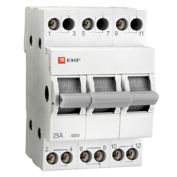 Переключатель трехпозиционный 3п 63А Basic EKF tps-3-63