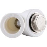 3222-flt-250001 Kalde d=25 Фильтр (соединение муфта-муфта) для полипропиленовых труб под сварку (цвет белый)