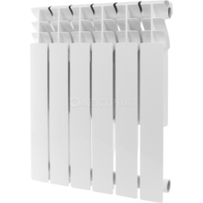 ROMMER Plus 500 6 секций радиатор алюминиевый (RAL9016)
