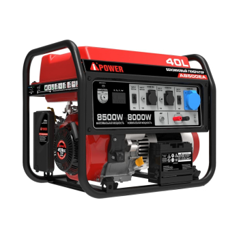 Бензиновый генератор A-iPower A8500EA 8кВт 230В/50Гц электростартер разьем ATS