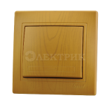 Выключатель 1-кл. СП Мира ольха Lezard 701-0701-100