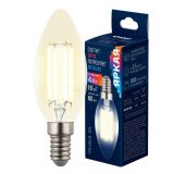 LED-C35-4W/3000K/E14/CL GLY01TR Лампа светодиодная. Форма "A", прозрачная. Серия Яркая++  белый све