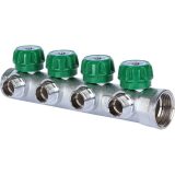 SMB-6850-011204 STOUT Коллектор регулирующий 1", 4 отвода 1/2"