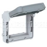 069580  Адаптер для двухмодульных механизмов Mosaic - Программа Plexo - с дымчатой крышкой