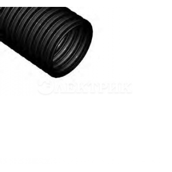 Труба гофрированная ПНД d63мм с зондом черн. (15м) Рувинил 26301