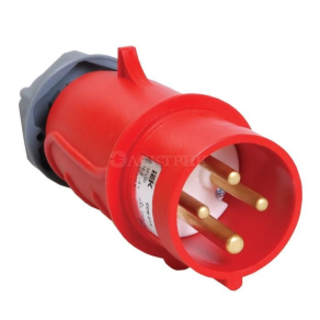 Вилка эл. каб. 16А 3P+PE 380В IP44 MAGNUM ССИ-014 ИЭК PSN02-016-4