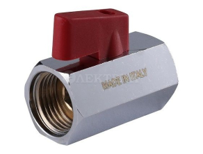 SVB-0021-000015 STOUT 1/2" Кран шаровой мини, муфтовый ручка флажок