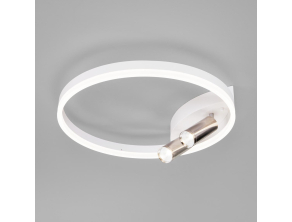 Потолочная светодиодная люстра Eurosvet Luminari 90247/3 белый / хром