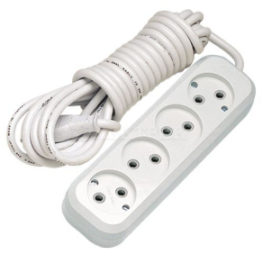 Удлинитель 4х3м без заземл. 10А IP20 MAKEL MGP143