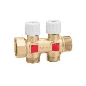 Коллектор с зал. вентилями 3/4х2 вых.1/2 354252 Caleffi