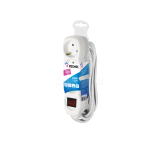 Удлинитель 3х3м ПВС 3х1 с заземл. с выкл. Космос YKsm3m-3g-Z-V(K)
