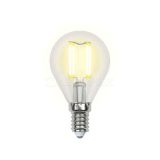 Лампа светодиодная LED-G45-6Вт WW E14 CL PLS02WH картон Uniel UL-00000197