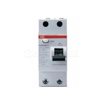 Выключатель диф. тока 2п 40A 30mA тип AC FH202 ABB 2CSF202004R1400