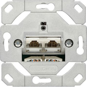 Мех-зм 2-ной комп.роз. Cat.6A RJ45 GIRA