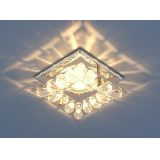 Встраиваемый потолочный светильник 7276 хром / прозрачный (CH/Clear)