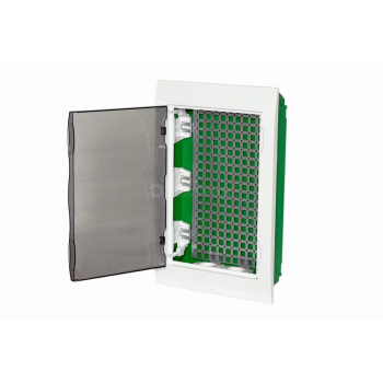 Корпус встраиваемый City9 Box IT 3 ряда 36мод. 2 розетки с прозр. дверцей SE EZ9E312S2FIT