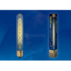 Лампа накал. форма "Цилиндр" 185мм форма нити СW Vintage IL-V-L28A-60/GOLDEN/E27 CW01