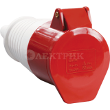 Розетка каб. 32A 3P+PЕ 380В IP44 ССИ-224 ИЭК PSR22-032-4