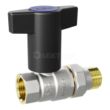 Шаровой кран латунный ВР-НГ, Dn-15, Pn-40 бар, Т-рукоятка, LD Pride LD 47.348.15 RB