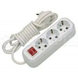 Удлинитель 3х5м с заземл. 16А IP20 с выкл. (пластик) MAKEL MGP214