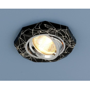 Точечный светильник 2040 BK/SL (черный/серебро)