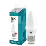 Лампа светодиодная ECO C35 9Вт свеча 4000К E27 230В ИЭК LLE-C35-9-230-40-E27