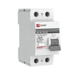 Выключатель дифференциального тока (УЗО) 2п 63А 300мА тип AC ВД-100 PROxima (электромех.) EKF elcb-2