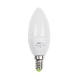 Лампа светодиодная PLED-ECO-C37 5Вт E14 3000K 400лм 230В/50Гц JazzWay 4690601036834