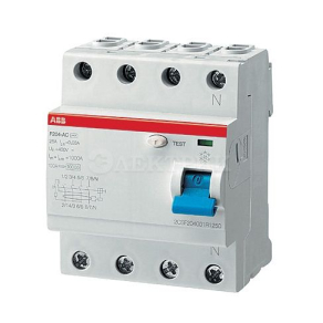 Выключатель диф. тока 4п 40А 100мА тип AC F204 ABB 2CSF204001R2400