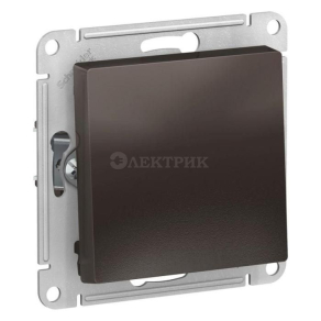 Механизм выключателя 1-кл. СП AtlasDesign 10А IP20 (сх. 1) 10AX с самовозвратом мокко SchE ATN000615