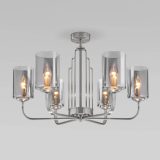 Потолочная люстра Eurosvet Defi 60138/6 сатин-никель