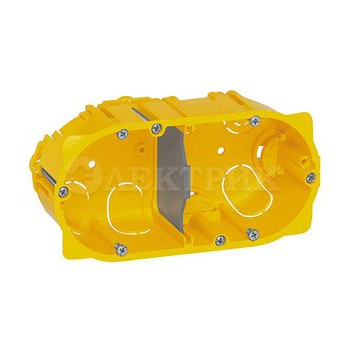 Коробка встр. для сух. перегор. 2п глуб. 50мм Batibox Leg 080052