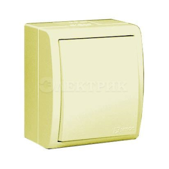 Выключатель 1-кл. ОП Simon15 IP54 сл. кость 1594101-031
