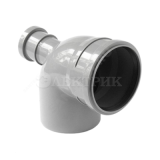 Отвод универсальный110/50х87,5 град,фронт-тыл, вн,канализ(30) VALFEX