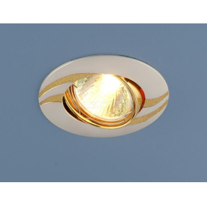 Точечный светильник 8012A PS/G (перламутр. серебро / золото)