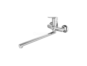 Смеситель для ванны с длинным изливом с керамическим дивертором Vibe, IDDIS, VIBSBL2i10WA IDDIS VIBSBL2i10WA