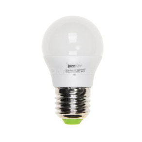Лампа светодиодная PLED-ECO-G45 5Вт E27 3000K 400лм 230В/50Гц JazzWay 4690601036957