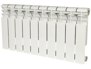 ROMMER Profi BM 350 (BI350-80-80-130) 10 секций радиатор биметаллический (RAL9016)
