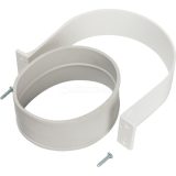 SCA-6010-000001 STOUT Элемент дымохода  комплект для соединеия труб внешний DN100, уплотнение EPDM  и хомут в комплекте.