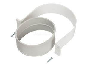 SCA-6010-000001 STOUT Элемент дымохода  комплект для соединеия труб внешний DN100, уплотнение EPDM  и хомут в комплекте.